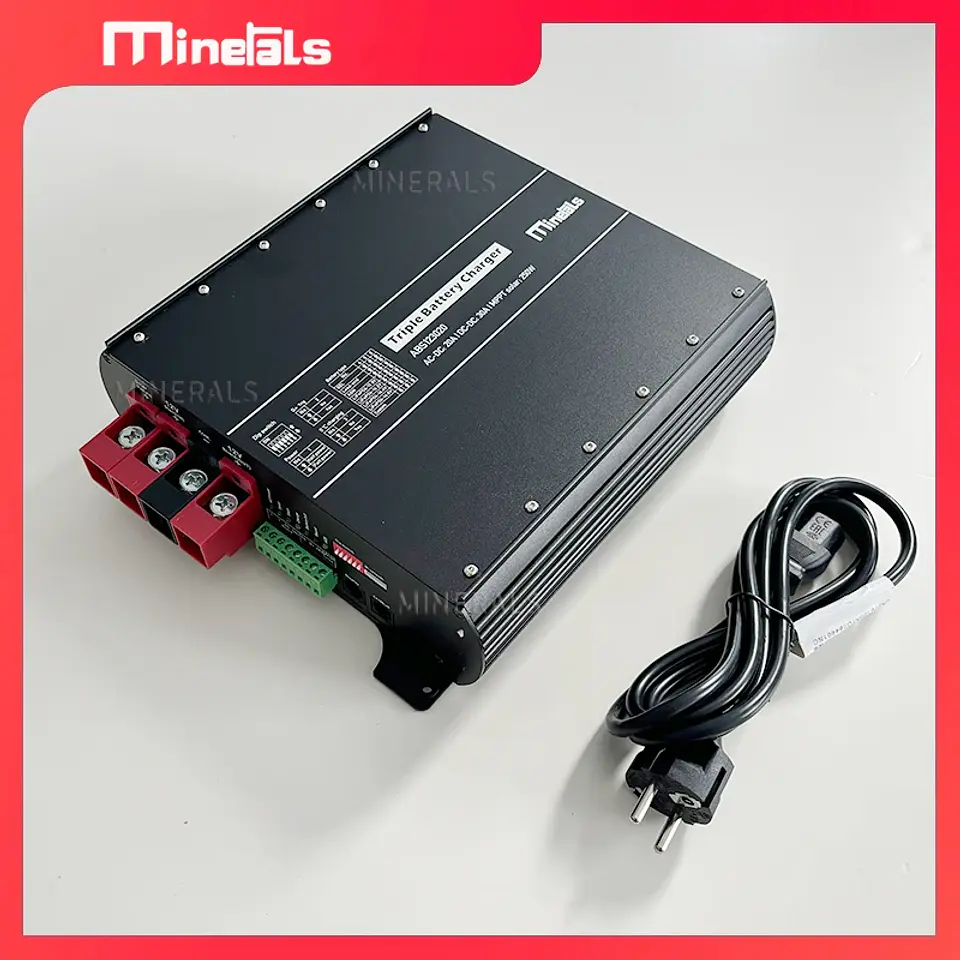 12V Charger DC to DC Booster 60A MPPT Solar Controller 30A AC 40A Charger for 12V Battery RV Yacht Charger 4