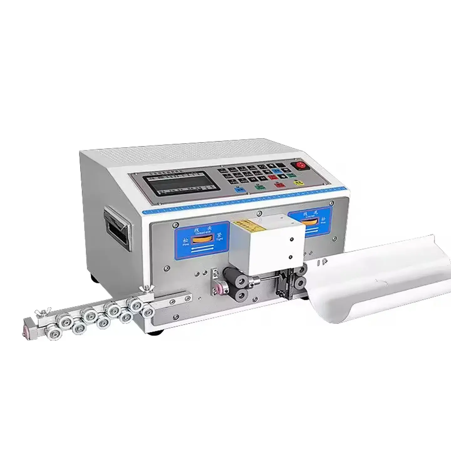 Computer Automatic Wire Stripping Machine for PVC Silicone Teflon Braided High-Temp Shielded Wire 0.1-4mm² Cut 0.01-99999mm 6