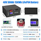 LiFePO4 48V 300AH 15KWH Battery 51.2V 100AH 200AH Lithium Solar Battery 6000+ Cycles With 16S 200A BMS For Inverter  EU Stock - thumbnail 11
