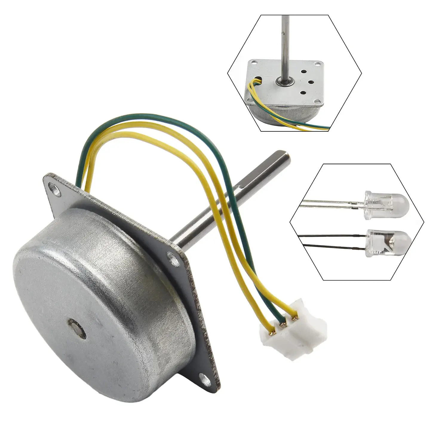 Wind Power Hand Cranked Generator Motor Three-Phase Alternator AC Micro Brushless 3-24V Hydraulic Generater Power Accessory 3