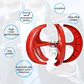 500W 12V 24V Household Wind Turbine Red Lantern Vertical Axis Windmill Generator Vawt for Residential Off-Grid Power Use - thumbnail 3