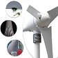 600W 12V 24V Wind Turbine Gennerator 3 or 5 Blades 12M/S Low Speed Windmill LED Indicate Light With Free MPPT Charge Controller - thumbnail 3