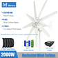 2kw Horizontal Wind Turbine Generator 48V 24V 12V Free Energy Magnetic Dynamo Strong Power 220v Inverter Output For Home - thumbnail 1