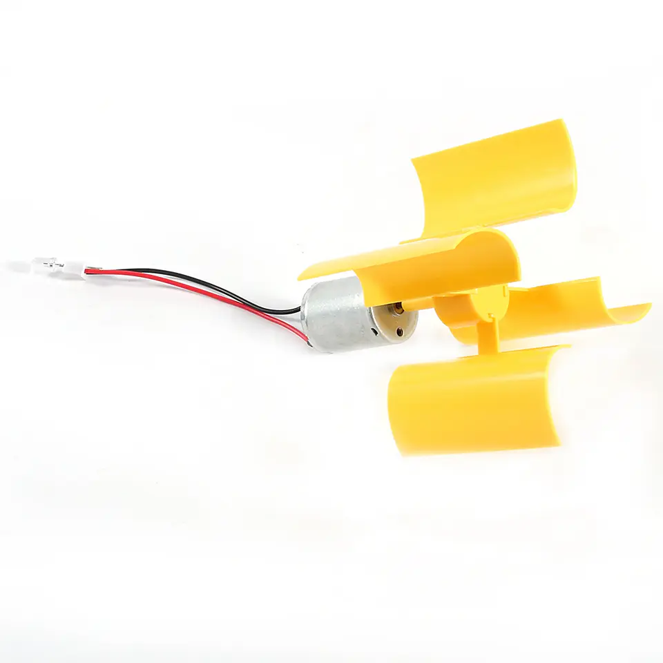 DIY Kit Small Motor Vertical Wind Turbines Blades Breeze Electricity Generator Electricity Generator 4