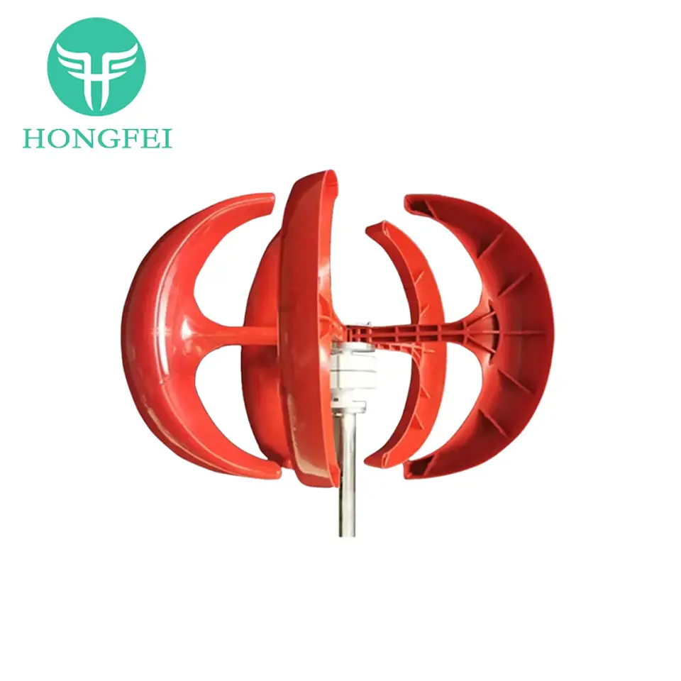 50W Factory Direct Sales Micro Vertical Wind Generators Turbine Machine for Home Use 3