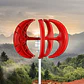 500W 12V 24V Household Wind Turbine Red Lantern Vertical Axis Windmill Generator Vawt for Residential Off-Grid Power Use - thumbnail 4