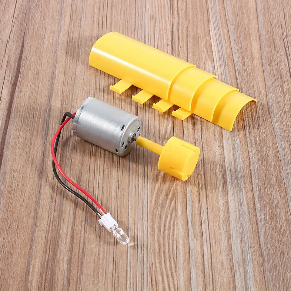 DIY Kit Small Motor Vertical Wind Turbines Blades Breeze Electricity Generator Electricity Generator 5
