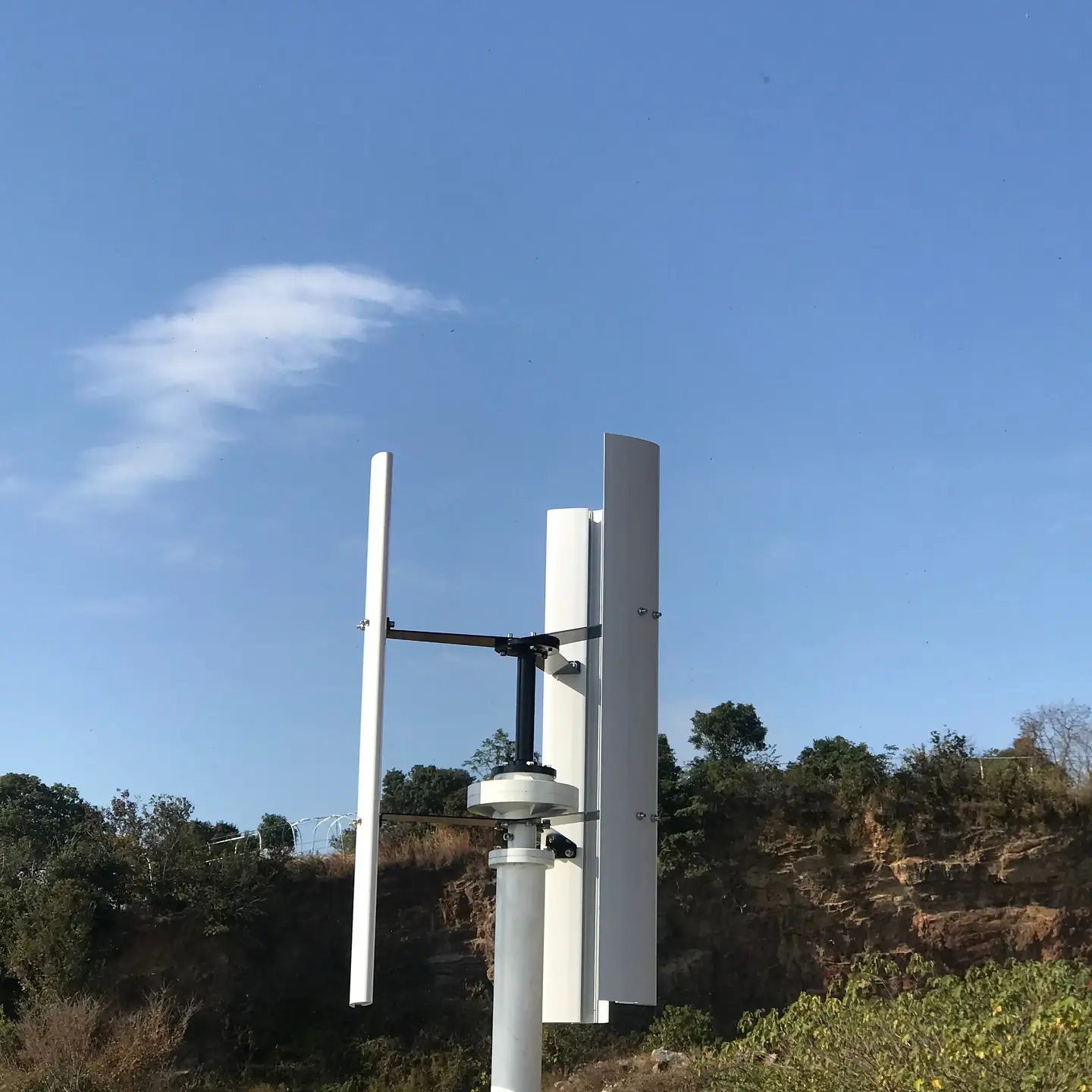 20kw Vertical 250 RPM Wind Generator 24V 48V 96V 120V 3 Phase 50HZ 3 Blades No Noise Home Use Wind Turbine 5