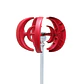 500W 12V 24V Household Wind Turbine Red Lantern Vertical Axis Windmill Generator Vawt for Residential Off-Grid Power Use - thumbnail 6