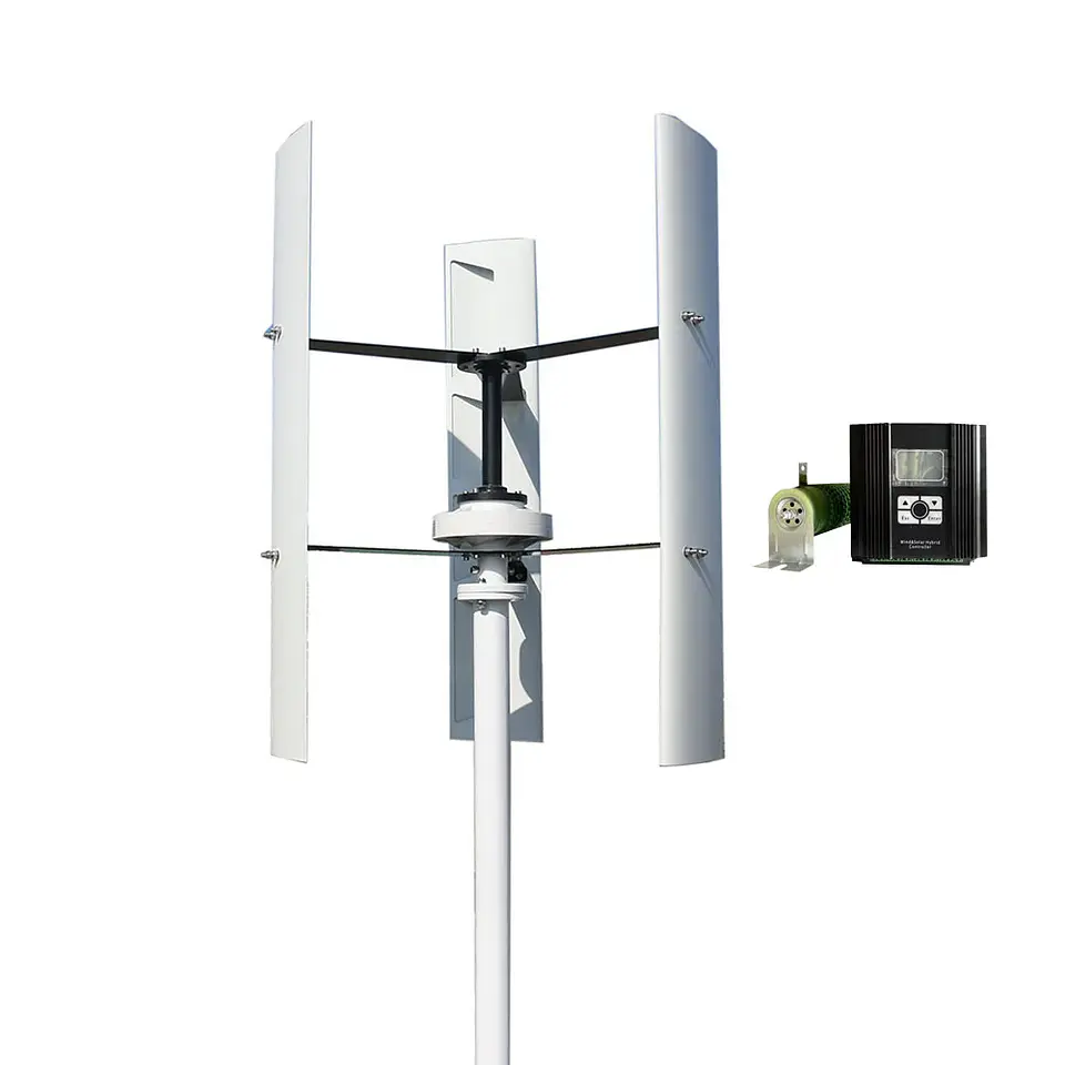 20kw Vertical 250 RPM Wind Generator 24V 48V 96V 120V 3 Phase 50HZ 3 Blades No Noise Home Use Wind Turbine 9