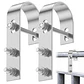 Drill Free Solar Panel Mount Bracket 304 Stainless Steel PV Module Railing Hooks Complete Hardware Kit For Balcony Roof Caravan - thumbnail 1