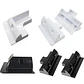 RV Solar Mounting Bracket Drill-Free Plastic Photovoltaic Panel Fixing Corner Brackets Kit For RV Caravans Vehicles Motorhomes - thumbnail 3