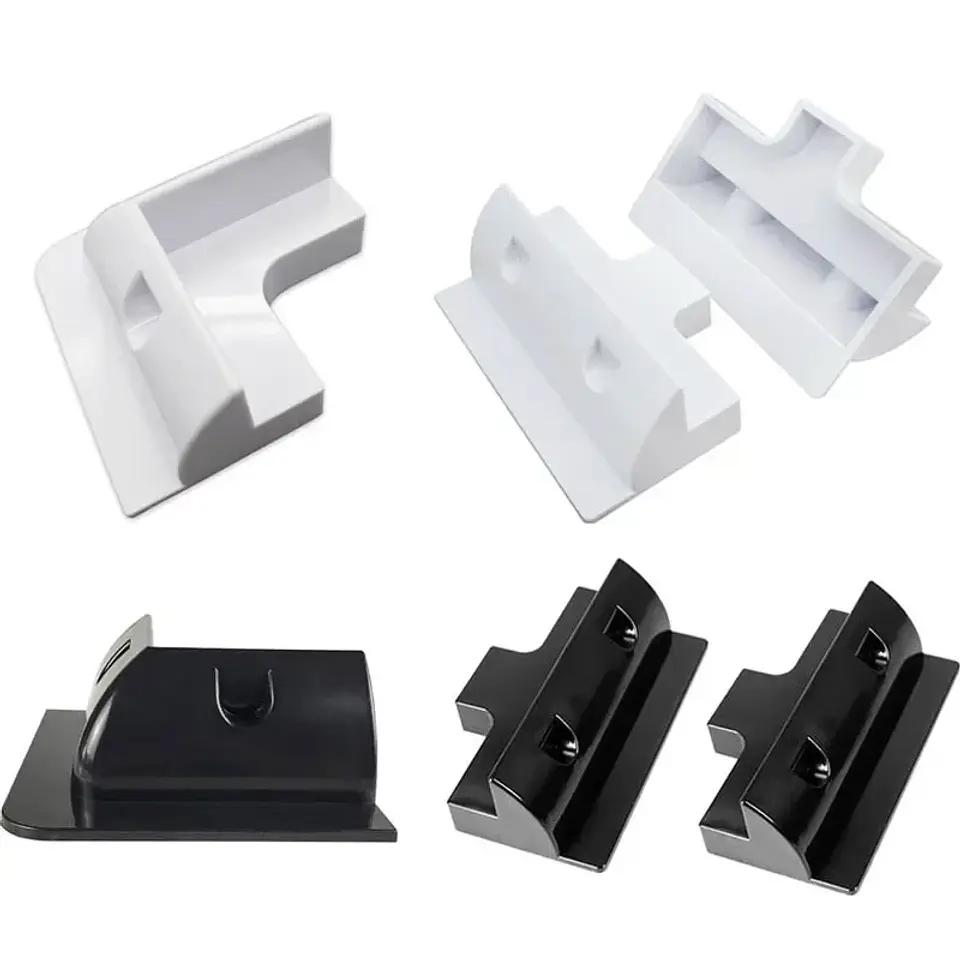 RV Solar Mounting Bracket Drill-Free Plastic Photovoltaic Panel Fixing Corner Brackets Kit For RV Caravans Vehicles Motorhomes 3