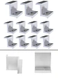 10Pcs Solar Photovoltaic Brackets Aluminum-Alloy Clamp For Solar Module Solar Panel Racking Mounts Accessories PV End Clamps - thumbnail 2