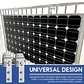 Drill Free Solar Panel Mount Bracket 304 Stainless Steel PV Module Railing Hooks Complete Hardware Kit For Balcony Roof Caravan - thumbnail 3