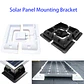 Solar Panel Mounting Bracket RV Top Roof Fixing Bracket Kit Photovoltaic Solar Panel Fixed Bracket ABS  For RV Camper Boat Yacht - thumbnail 1
