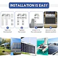 Drill Free Solar Panel Mount Bracket 304 Stainless Steel PV Module Railing Hooks Complete Hardware Kit For Balcony Roof Caravan - thumbnail 4