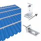 Aluminum Solar Panel Mounting L Bracket PV Connection Rail Cross Interconnects For RV Boat Off Roof Solar Installation - thumbnail 2