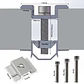 12 Pieces Solar Panel Mid Clamps Bracket Wide Photovoltaic Mounting Bracket - thumbnail 3