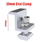 10Pcs Solar Panel Mounting Brackets Photovoltaic Solar Panel Racking Mounts  Accessories PV End Clamp Z Bracket Aluminum Alloy - thumbnail 4