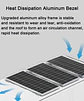 4/8Pcs Solar Photovoltaic Brackets Solar Panel Aluminum Mounting Bracket Kits Roof Z-Style Bracket Mount For Car Boat RV Yacht - thumbnail 5