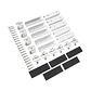 10 Set Panel Mounting Brackets Mid and End Clamp and Rail Kit for Roofing Solar Panels 1.18”-1.38” on Tin,Flat and Sheet Rooftop - thumbnail 1