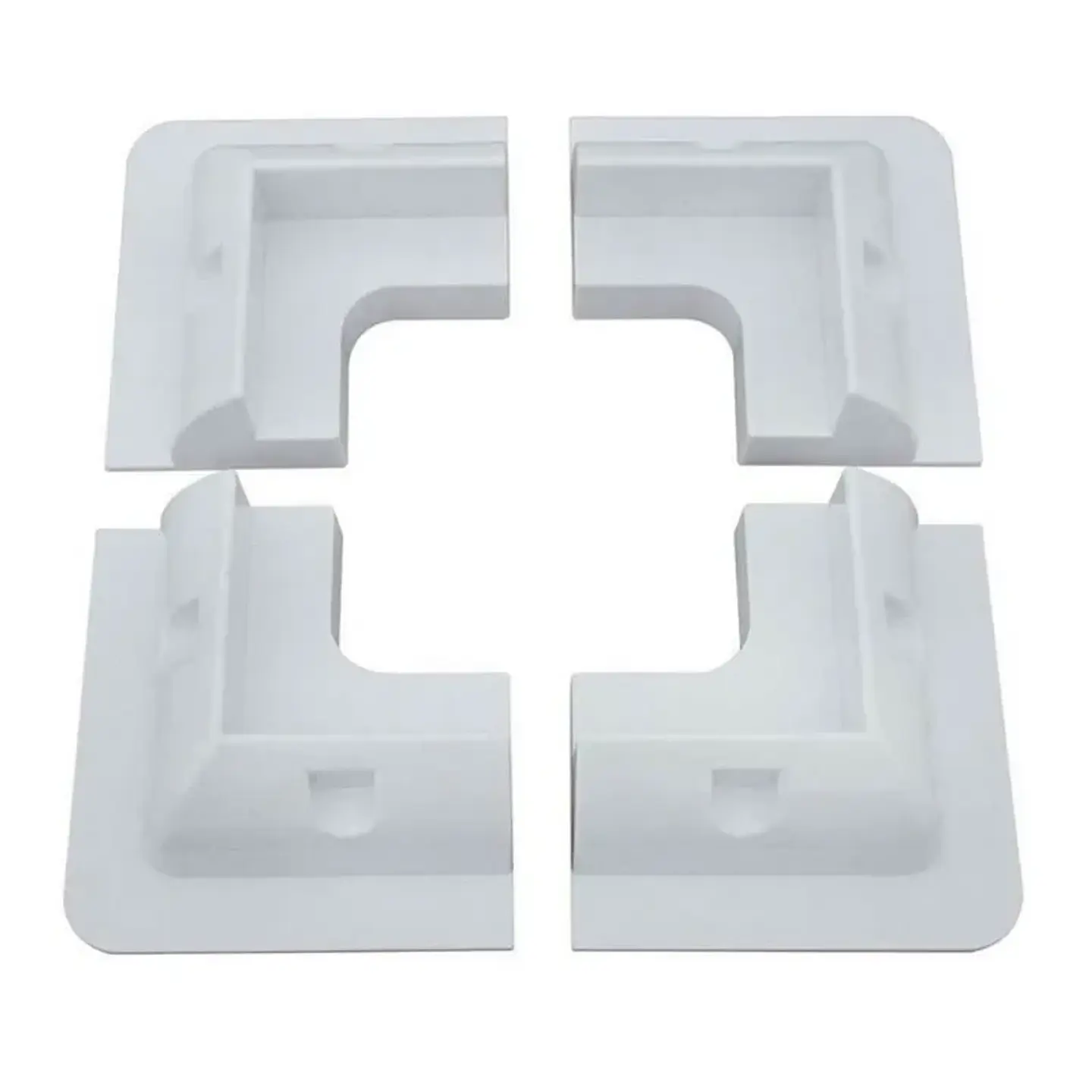RV Solar Mounting Bracket Drill-Free Plastic Photovoltaic Panel Fixing Corner Brackets Kit For RV Caravans Vehicles Motorhomes 13