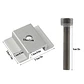 12 Pieces Solar Panel Mid Clamps Bracket Wide Photovoltaic Mounting Bracket - thumbnail 6