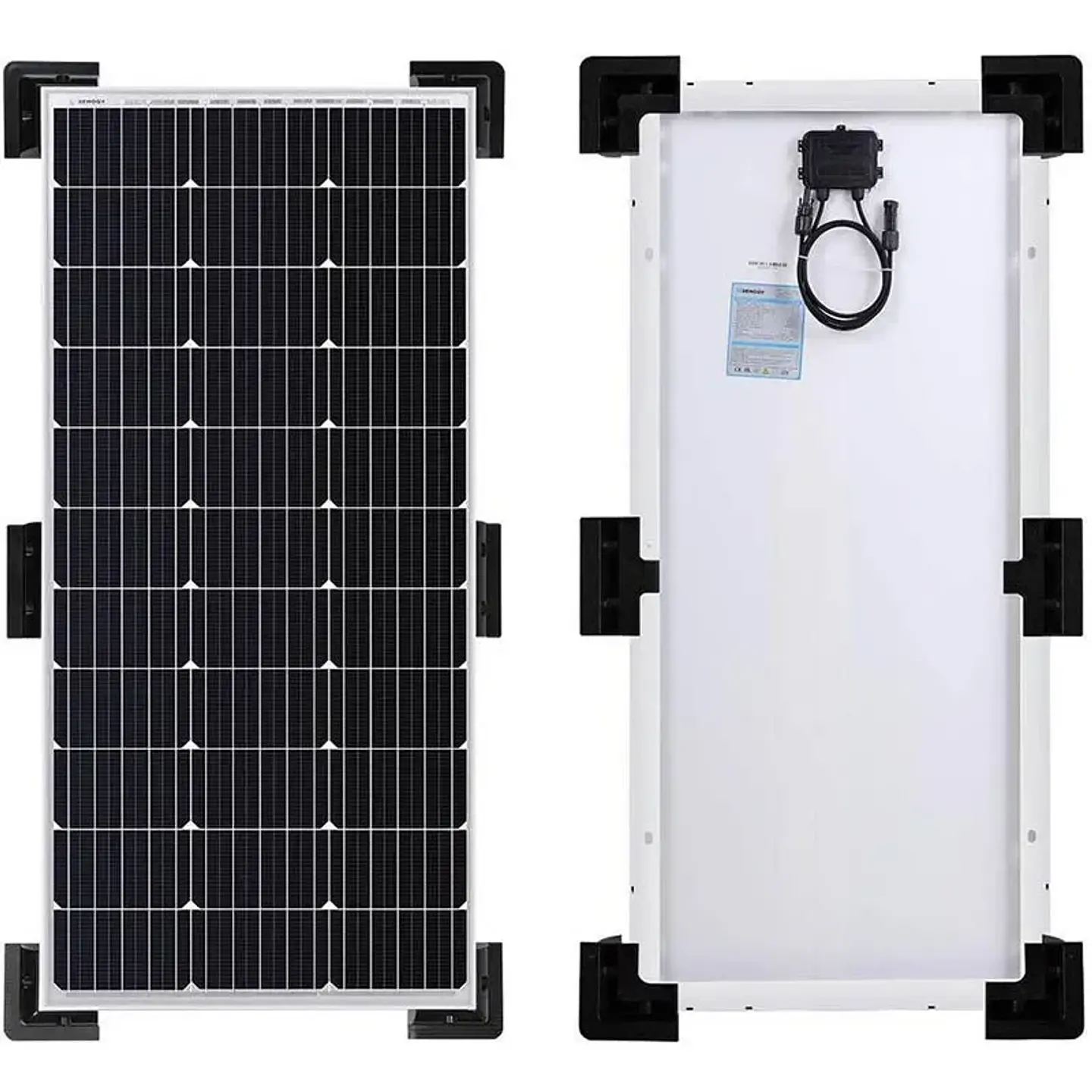 7Pcs Photovoltaic Panel Fixing Bracket RV Roof Solar Mounting Bracket Kit Drill-Free Waterproof Holder Motorhome Yacht Accessory 4