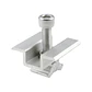 10 Set Panel Mounting Brackets Mid and End Clamp and Rail Kit for Roofing Solar Panels 1.18”-1.38” on Tin,Flat and Sheet Rooftop - thumbnail 2
