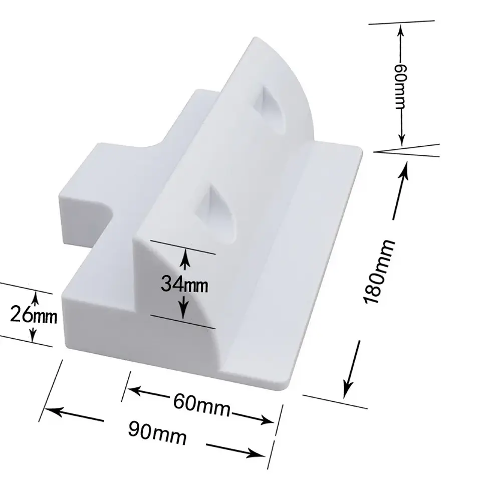 Solar Panel Mounting Bracket Installed in RV Caravan Camper Deck of Yacht ABS Plastic Waterproof Solar Support 8