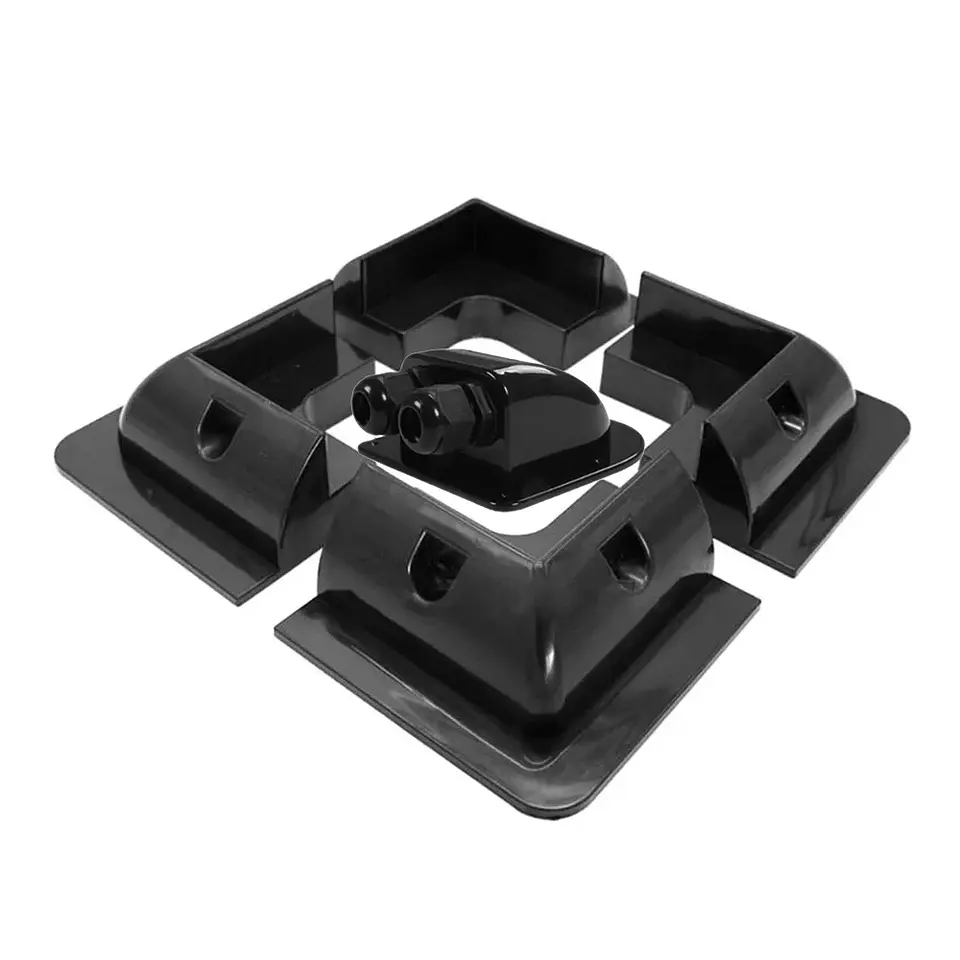 Solar Panel Mounting Bracket RV Top Roof Fixing Bracket Kit Photovoltaic Solar Panel Fixed Bracket ABS  For RV Camper Boat Yacht 8