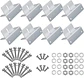 16Pcs/Set Solar Panel Mounting Bracket Kits 4/8 Units Solar Panel Aluminum Mounting Z Bracket Supporting for RV, Roof, Boat - thumbnail 10