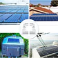 Solar Panel ABS Plastic Mounting Bracket with 5 Non Drilling Corner Kits, RV Marine Flat Top Camper and Caravan Installation - thumbnail 6