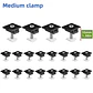 Solar Panel Mounting Fixing Clamp Adjustable Bracket End & Mid Clamp PV Panel Clip for Solar Panel PV System Install Accessories - thumbnail 7