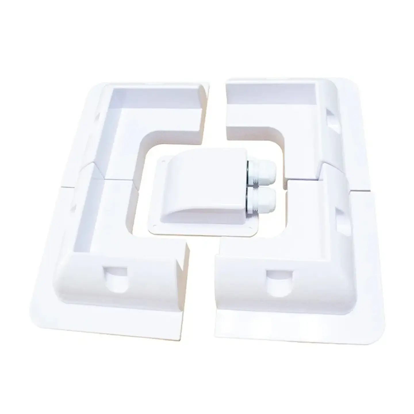 Solar Panel Mounting Bracket RV Top Roof Fixing Bracket Kit Photovoltaic Solar Panel Fixed Bracket ABS  For RV Camper Boat Yacht 9