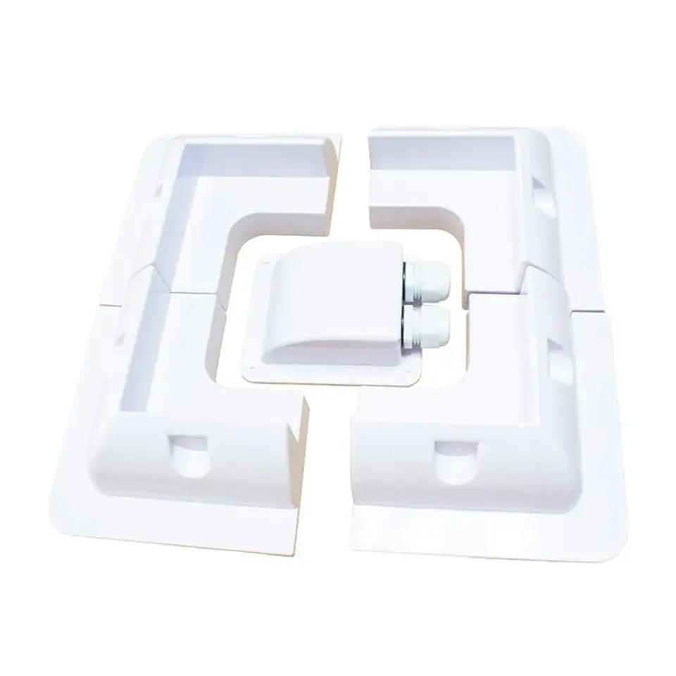 Solar Panel Mounting Bracket RV Top Roof Fixing Bracket Kit Photovoltaic Solar Panel Fixed Bracket ABS  For RV Camper Boat Yacht 9