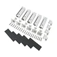 10 Set Panel Mounting Brackets Mid and End Clamp and Rail Kit for Roofing Solar Panels 1.18”-1.38” on Tin,Flat and Sheet Rooftop - thumbnail 5