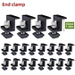Solar Panel Mounting Fixing Clamp Adjustable Bracket End & Mid Clamp PV Panel Clip for Solar Panel PV System Install Accessories - thumbnail 10