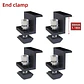 Solar Panel Mounting Fixing Clamp Adjustable Bracket End & Mid Clamp PV Panel Clip for Solar Panel PV System Install Accessories - thumbnail 12