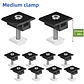 Solar Panel Mounting Fixing Clamp Adjustable Bracket End & Mid Clamp PV Panel Clip for Solar Panel PV System Install Accessories - thumbnail 13