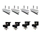 4/6/10Pcs Solar Panel Mounting Brackets Mid End Clamps Rails Kit Roofing Multiple Sized No Rust Firm Lock - thumbnail 9