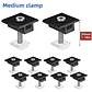Solar Panel Mounting Fixing Clamp Adjustable Bracket End & Mid Clamp PV Panel Clip for Solar Panel PV System Install Accessories - thumbnail 15