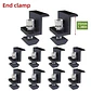 Solar Panel Mounting Fixing Clamp Adjustable Bracket End & Mid Clamp PV Panel Clip for Solar Panel PV System Install Accessories - thumbnail 16