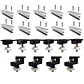 4/6/10Pcs Solar Panel Mounting Brackets Mid End Clamps Rails Kit Roofing Multiple Sized No Rust Firm Lock - thumbnail 11
