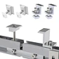 Solar Panel Adjustable Bracket Clamps PV Bracket Mounting Clip Solar Mid And End Clamp 30mm 35mm 40mm For Fixing Solar Panel - thumbnail 4
