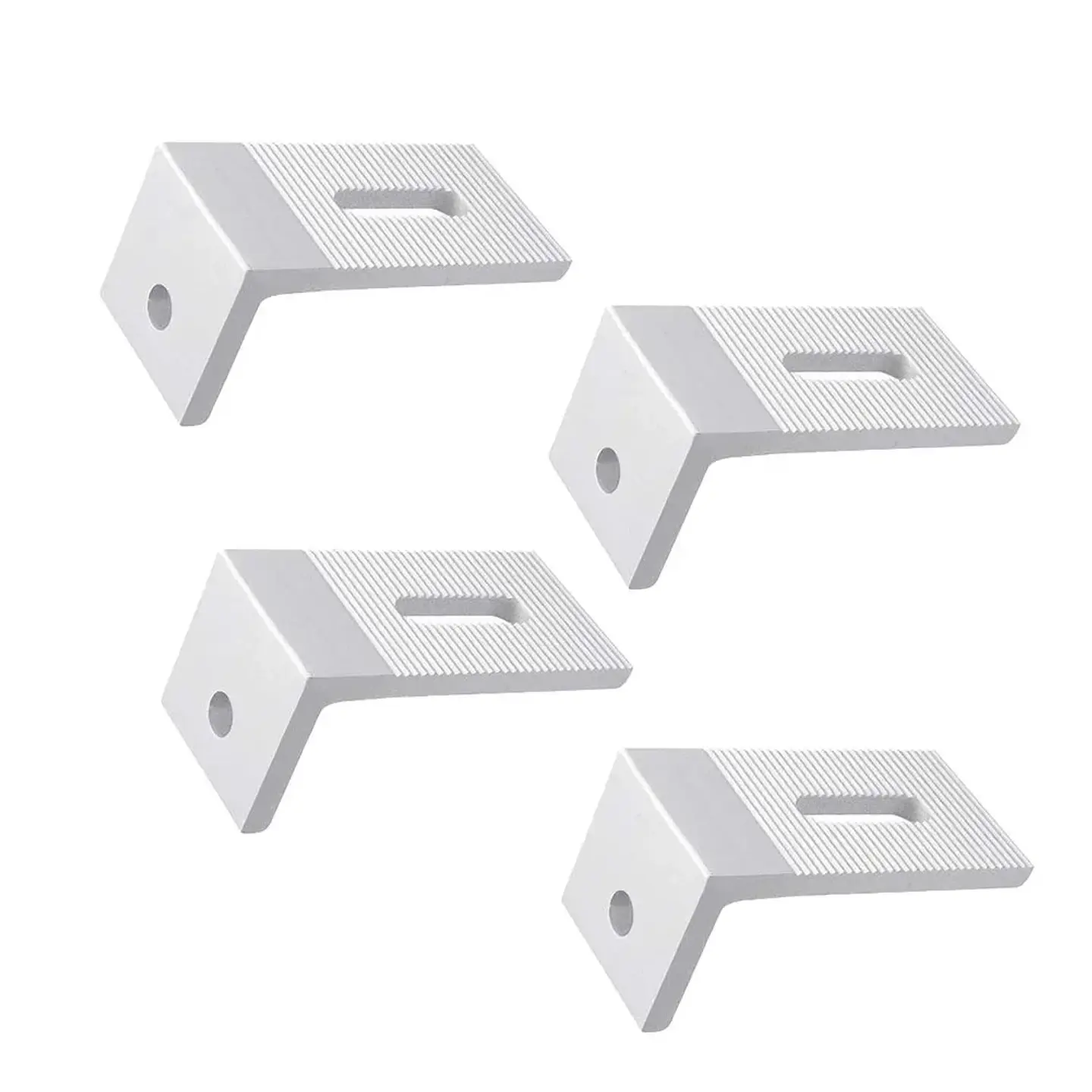 10pcs Solar Panel Mounting Brackets Flat Roof Mount Kit  Photovoltaic 90 Degree L Bracket Solar System Installation Accessories 2
