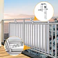 2PCS  Aluminium Solar Panel Bracket Hook for Balcony Railing, Solar Panel Mounting Bracket, PV Module Holder for Balcony Rail - thumbnail 5