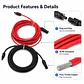 Solar Extension Cable 1-10M Waterproof PV Wire Red Black 2.5/4/6mm² Copper Cable for RV Home Off Grid Solar System - thumbnail 4