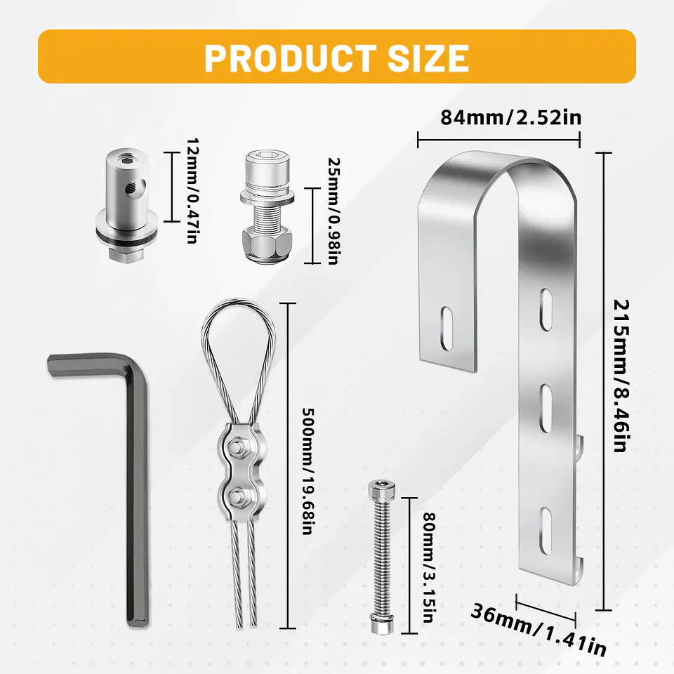2PCS  Aluminium Solar Panel Bracket Hook for Balcony Railing, Solar Panel Mounting Bracket, PV Module Holder for Balcony Rail 6